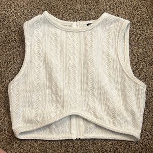 cute knitted top from from shein